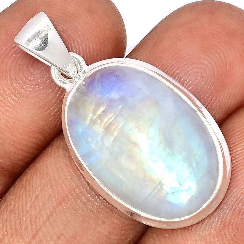 1.3" Blue Fire Moonstone Pendants - BFMP2790