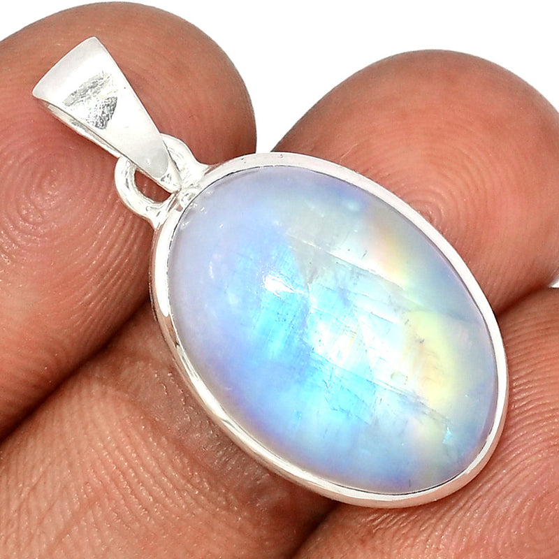 1.3" Blue Fire Moonstone Pendants - BFMP2797