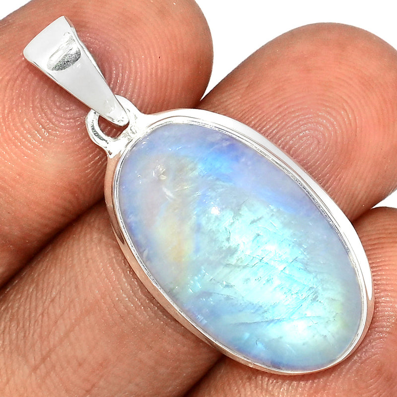 1.5" Blue Fire Moonstone Pendants - BFMP2800