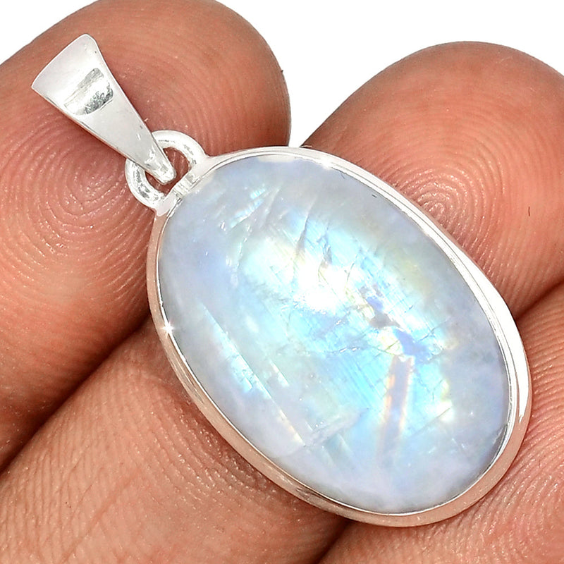 1.3" Blue Fire Moonstone Pendants - BFMP2806