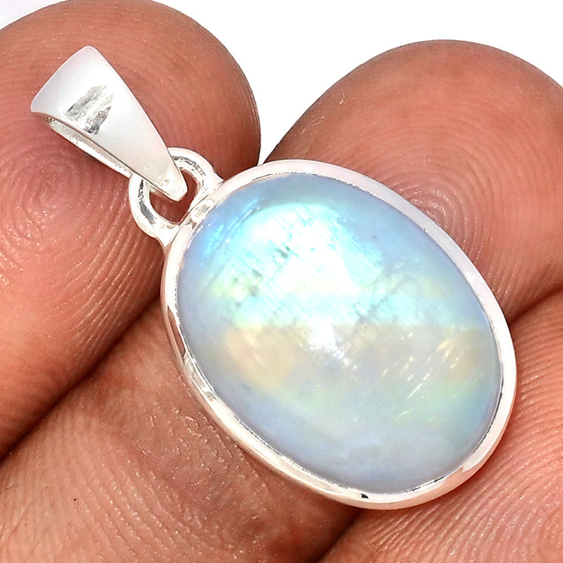 1.2" Blue Fire Moonstone Pendants - BFMP2808