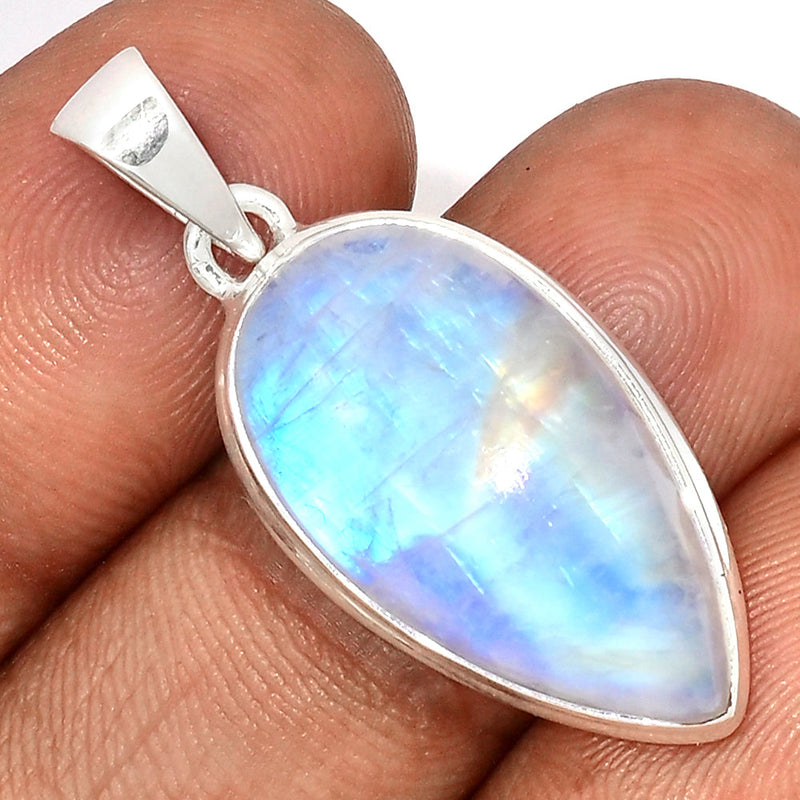 1.5" Blue Fire Moonstone Pendants - BFMP2811