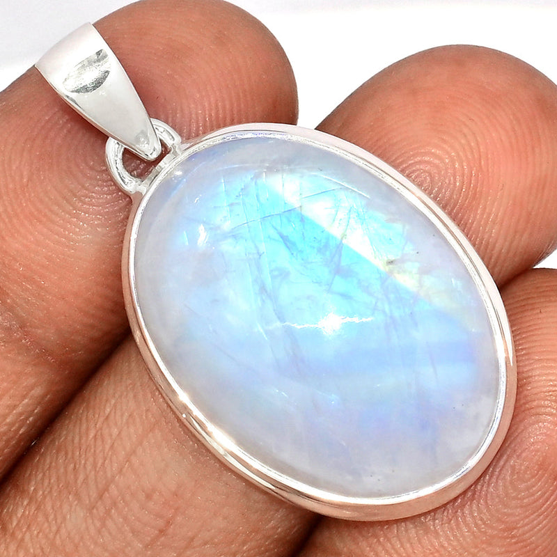 1.6" Blue Fire Moonstone Pendants - BFMP2812