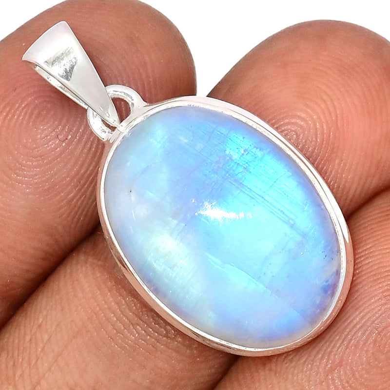 1.3" Blue Fire Moonstone Pendants - BFMP2816