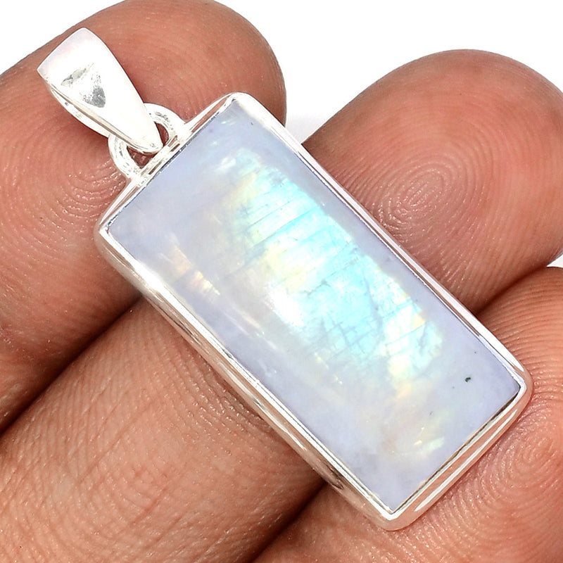 1.6" Blue Fire Moonstone Pendants - BFMP2817