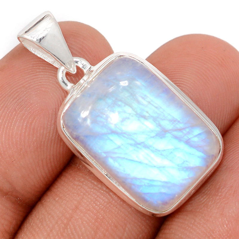 1.3" Blue Fire Moonstone Pendants - BFMP2821