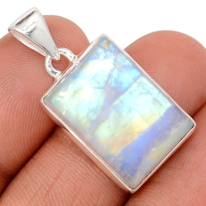 1.3" Blue Fire Moonstone Pendants - BFMP2824