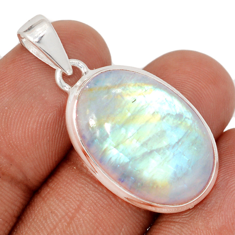 1.5" Blue Fire Moonstone Pendants - BFMP2829