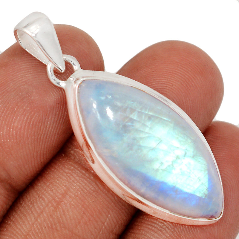 1.7" Blue Fire Moonstone Pendants - BFMP2830