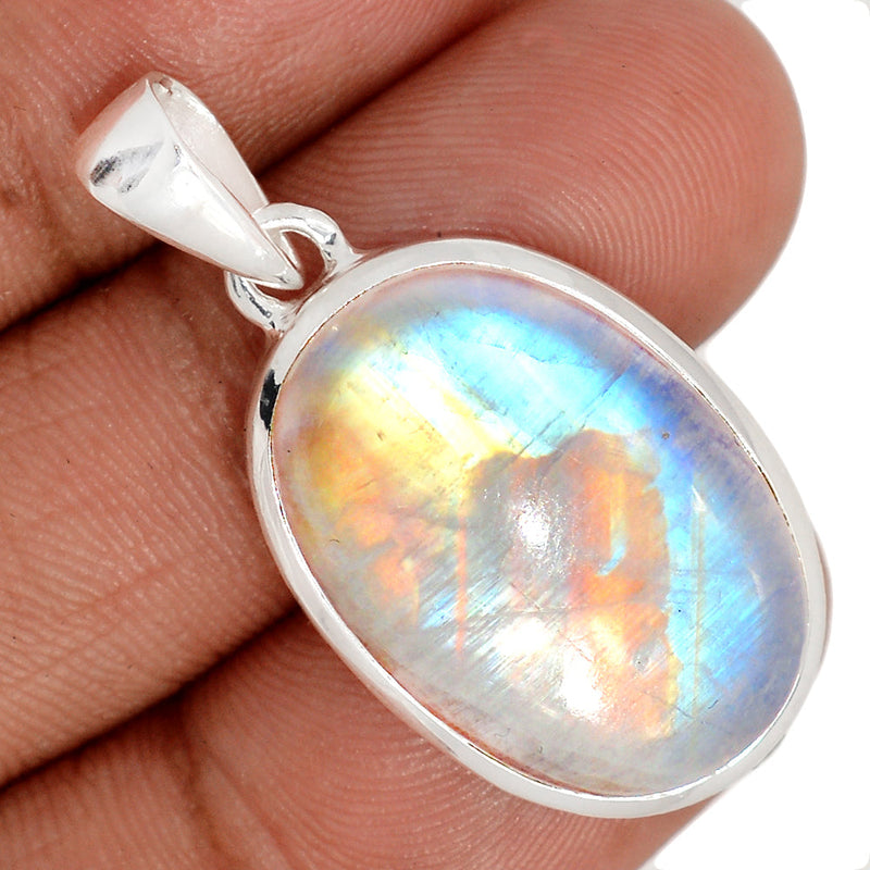 1.5" Blue Fire Moonstone Pendants - BFMP2832