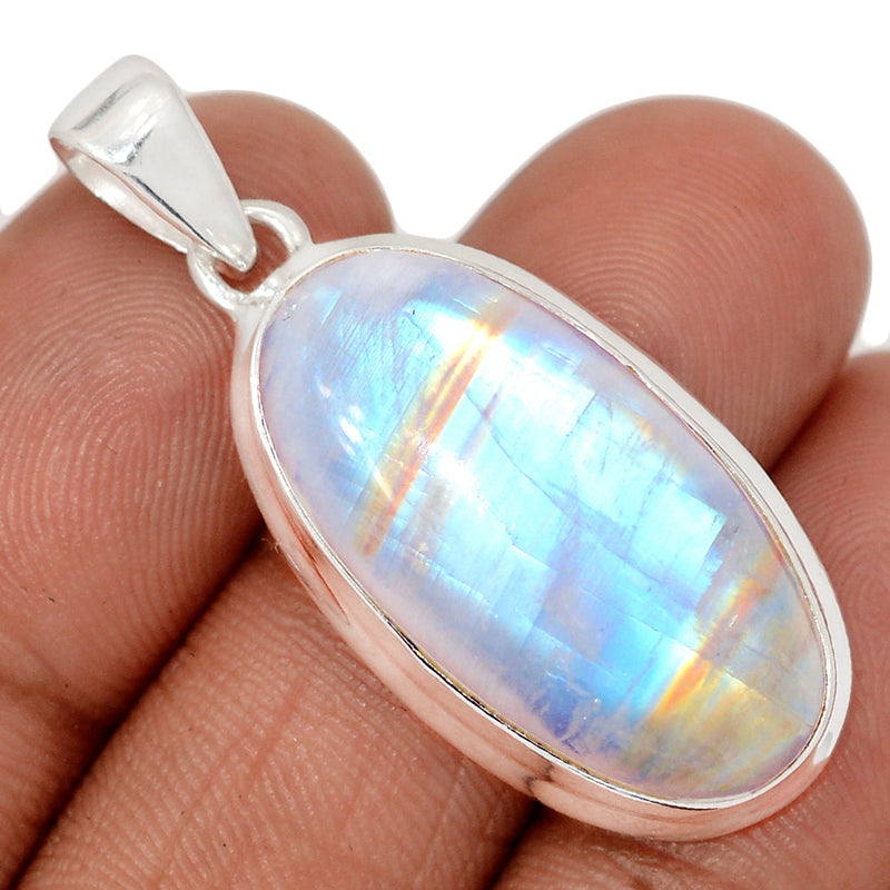 1.6" Blue Fire Moonstone Pendants - BFMP2842