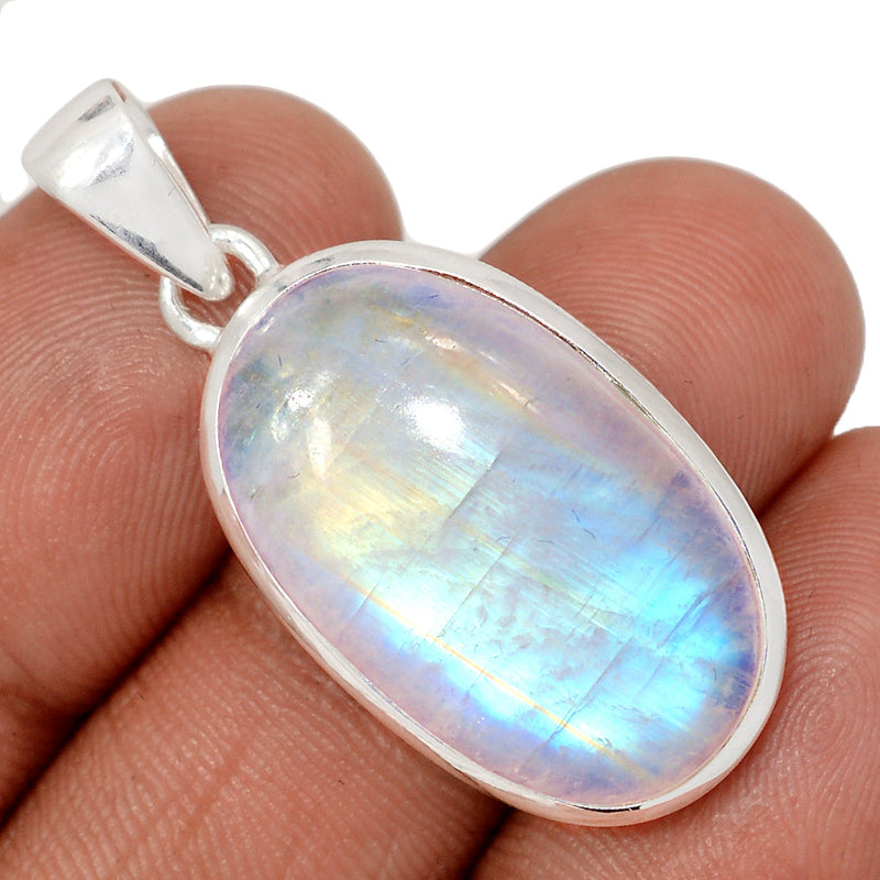 1.5" Blue Fire Moonstone Pendants - BFMP2844