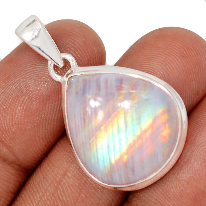 1.5" Blue Fire Moonstone Pendants - BFMP2845