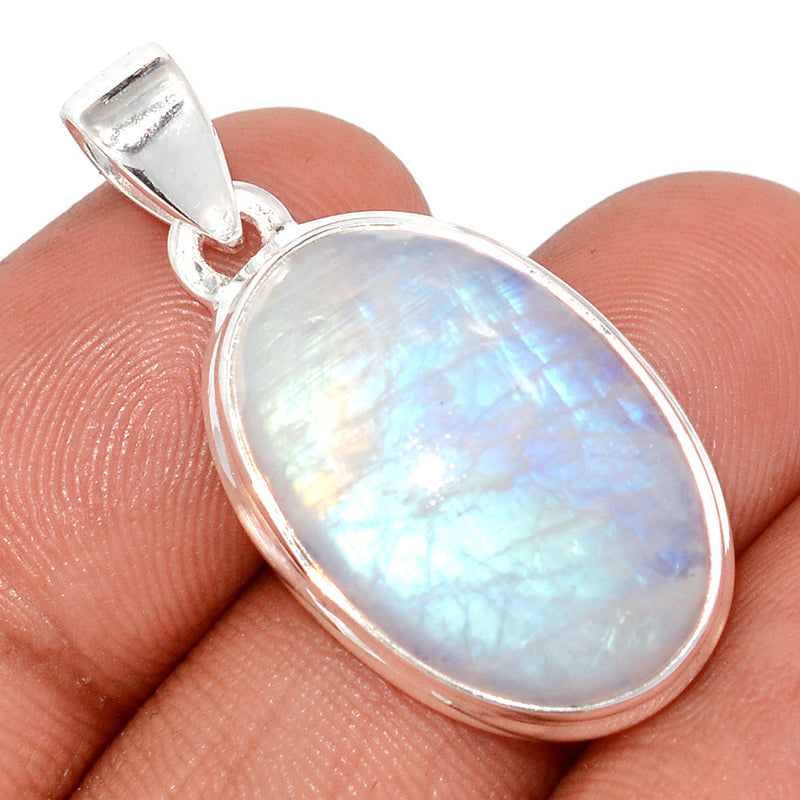 1.3" Blue Fire Moonstone Pendants - BFMP2847
