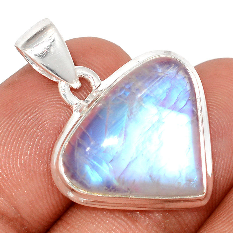 1.2" Blue Fire Moonstone Pendants - BFMP2848