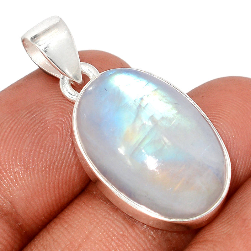 1.3" Blue Fire Moonstone Pendants - BFMP2852