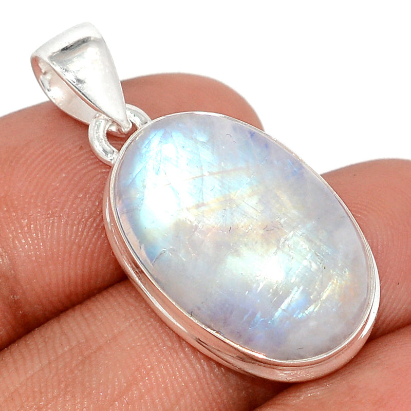1.3" Blue Fire Moonstone Pendants - BFMP2858