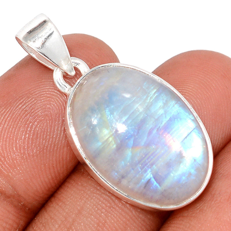 1.3" Blue Fire Moonstone Pendants - BFMP2861