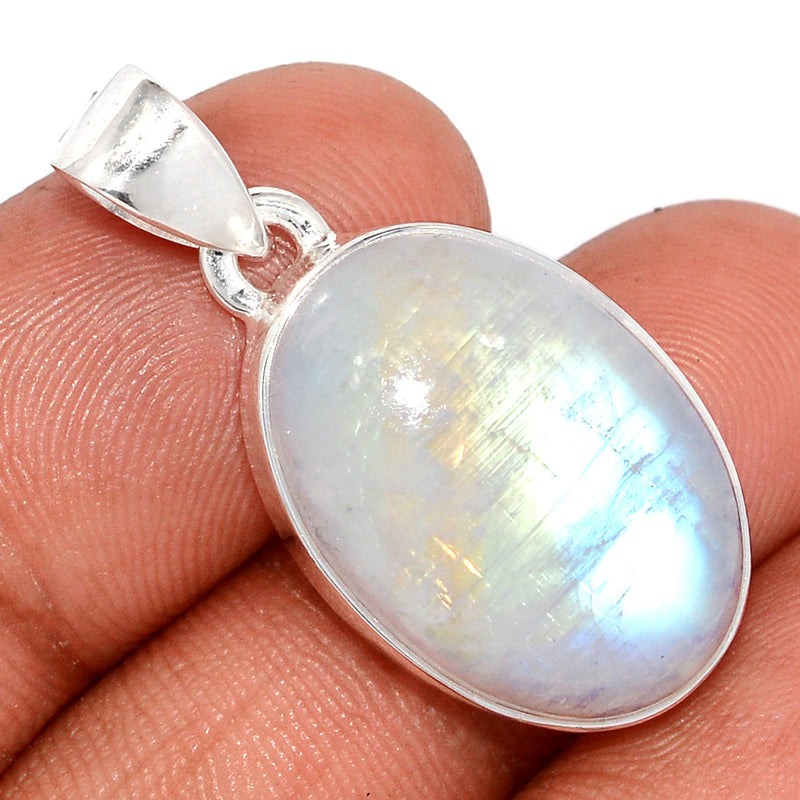 1.3" Blue Fire Moonstone Pendants - BFMP2863