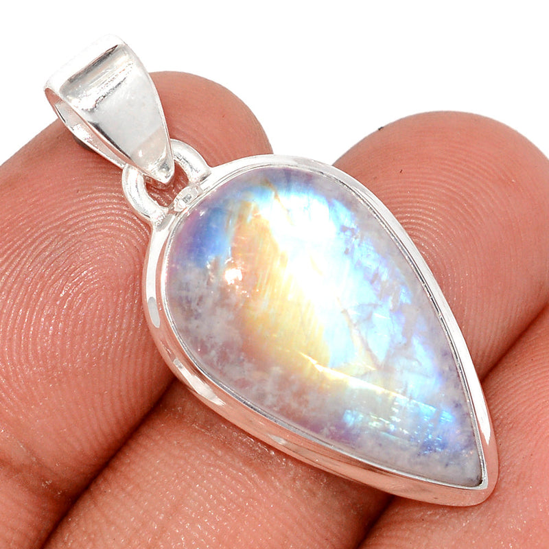 1.5" Blue Fire Moonstone Pendants - BFMP2868