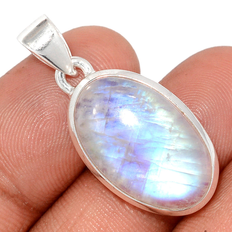 1.3" Blue Fire Moonstone Pendants - BFMP2869