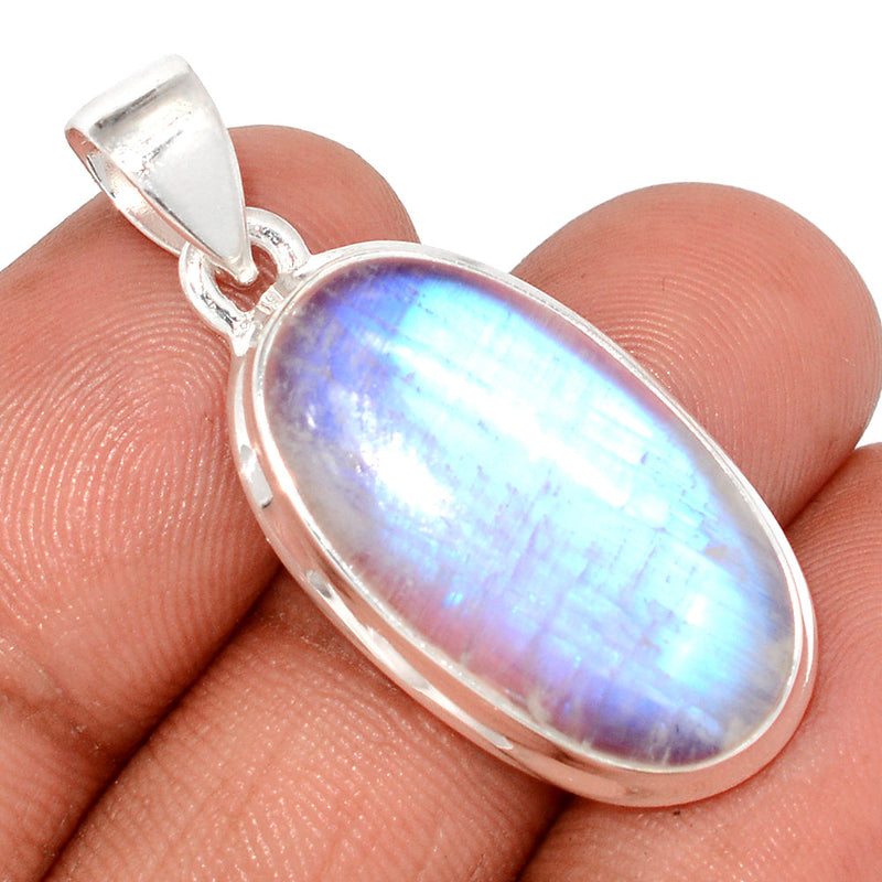 1.5" Blue Fire Moonstone Pendants - BFMP2870
