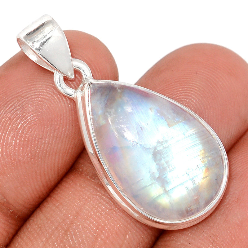 1.3" Blue Fire Moonstone Pendants - BFMP2871