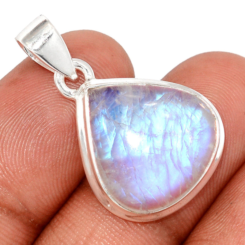 1.2" Blue Fire Moonstone Pendants - BFMP2873