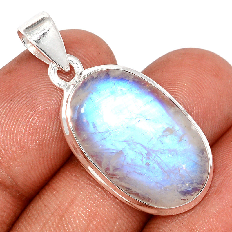 1.5" Blue Fire Moonstone Pendants - BFMP2880