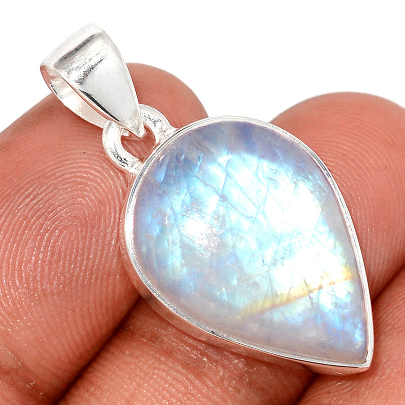 1.3" Blue Fire Moonstone Pendants - BFMP2883