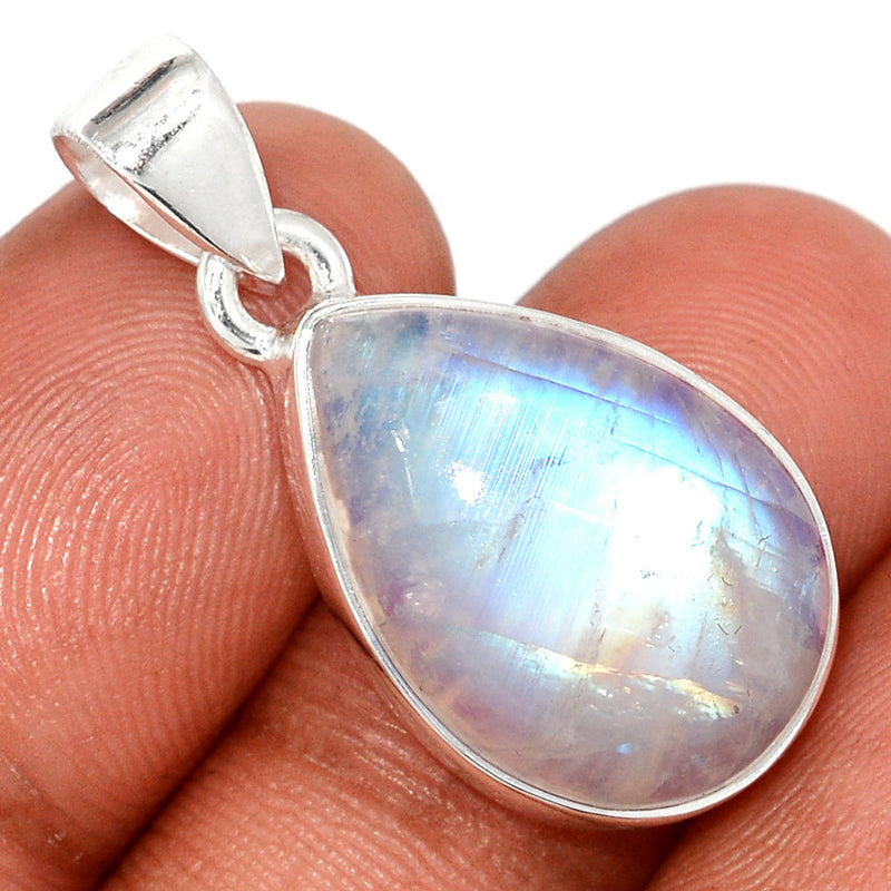 1.2" Blue Fire Moonstone Pendants - BFMP2886