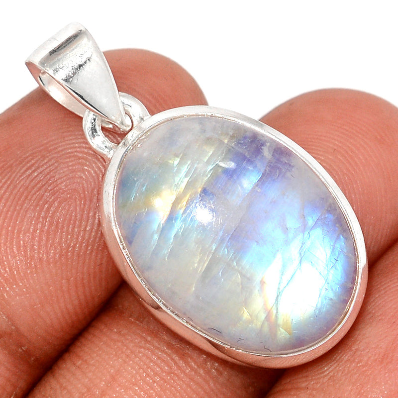 1.3" Blue Fire Moonstone Pendants - BFMP2889