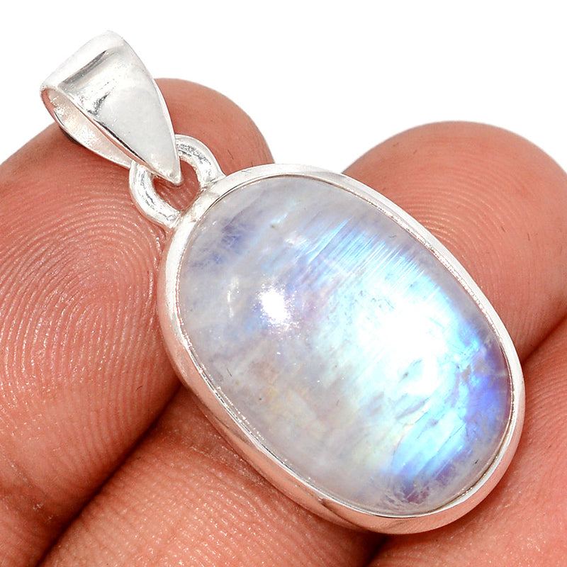 1.3" Blue Fire Moonstone Pendants - BFMP2891