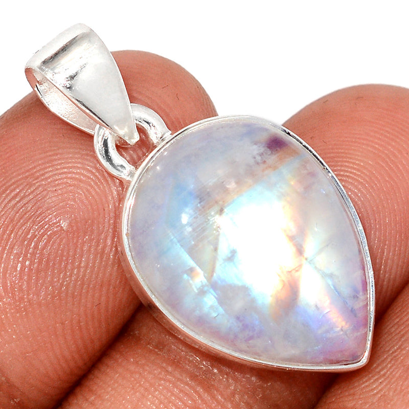 1.2" Blue Fire Moonstone Pendants - BFMP2894