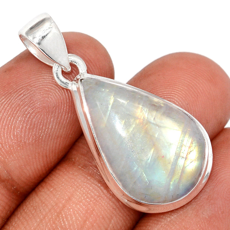 1.5" Blue Fire Moonstone Pendants - BFMP2897