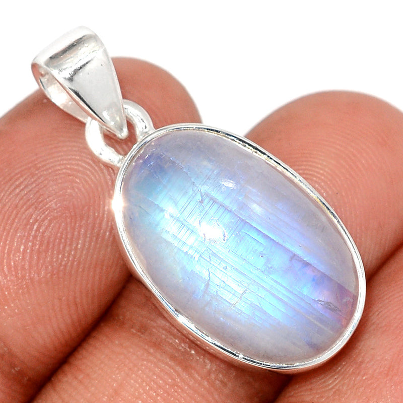 1.2" Blue Fire Moonstone Pendants - BFMP2898