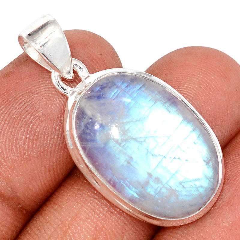 1.3" Blue Fire Moonstone Pendants - BFMP2899
