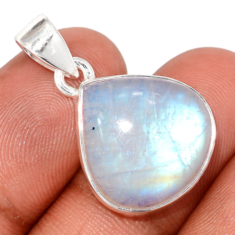 1.2" Blue Fire Moonstone Pendants - BFMP2904