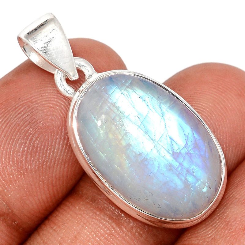 1.3" Blue Fire Moonstone Pendants - BFMP2906