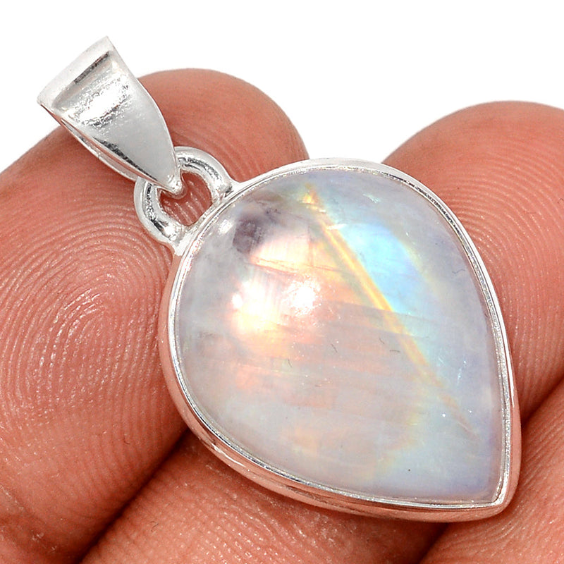 1.2" Blue Fire Moonstone Pendants - BFMP2907