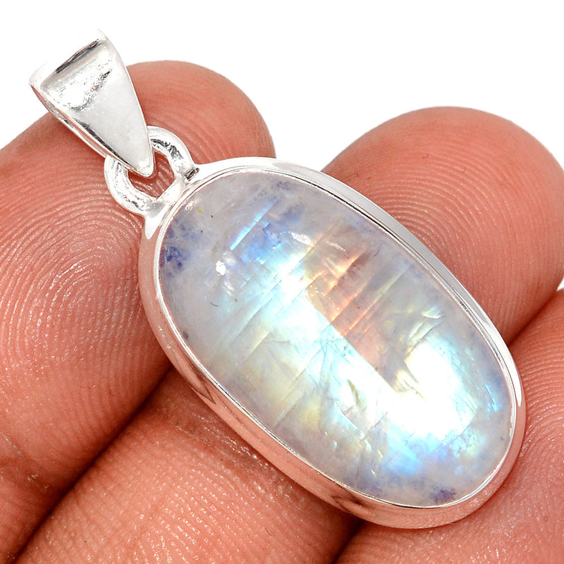 1.5" Blue Fire Moonstone Pendants - BFMP2909