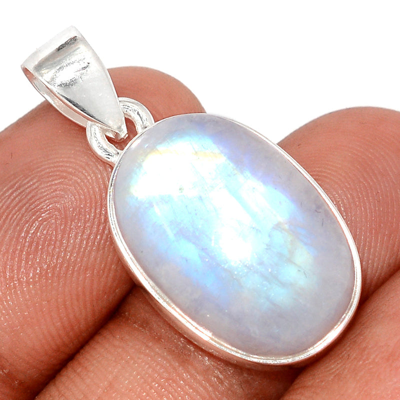 1.3" Blue Fire Moonstone Pendants - BFMP2919