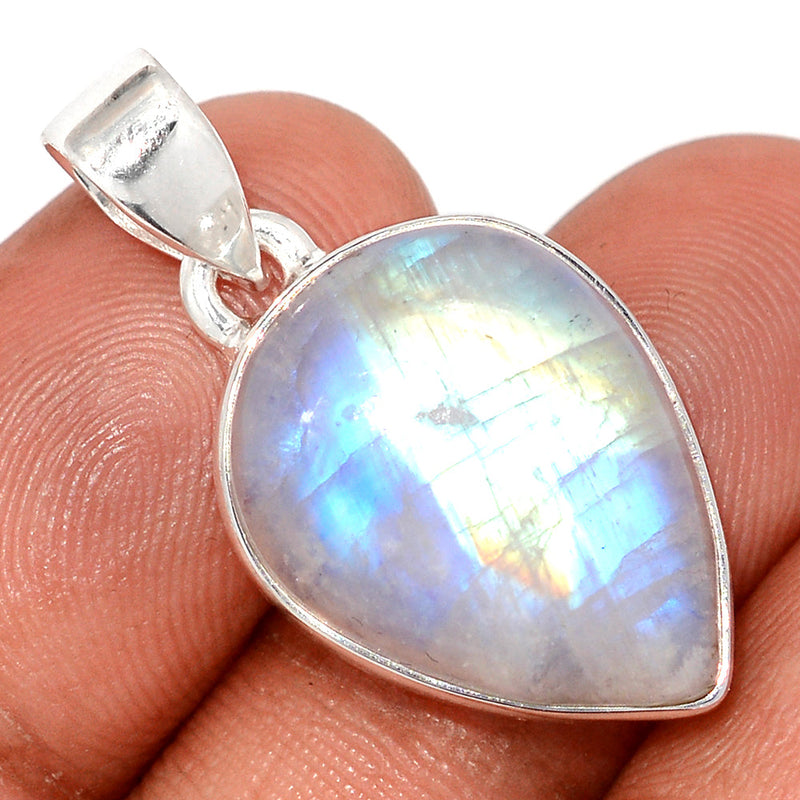 1.2" Blue Fire Moonstone Pendants - BFMP2928