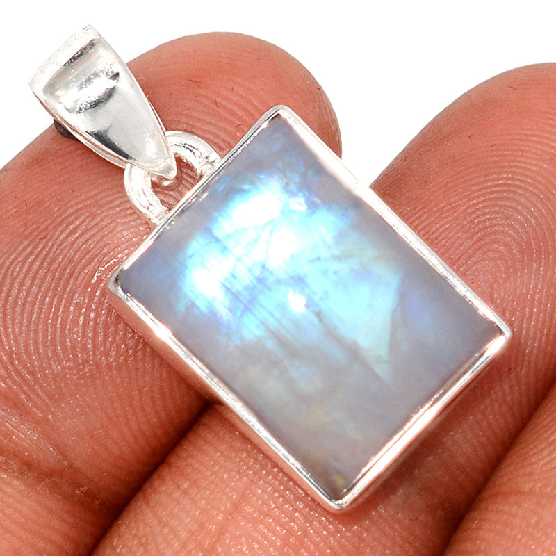 1.1" Blue Fire Moonstone Pendants - BFMP2935