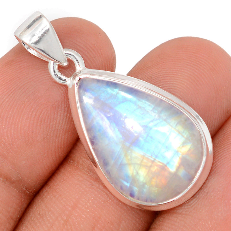 1.3" Blue Fire Moonstone Pendants - BFMP2938