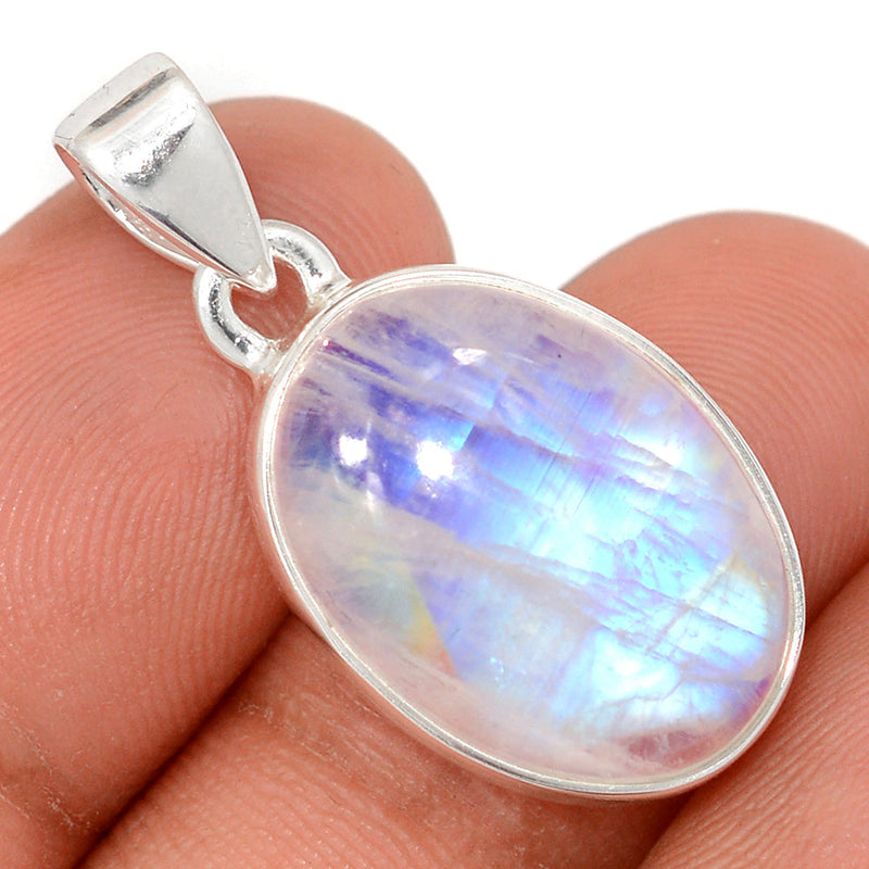 1.2" Blue Fire Moonstone Pendants - BFMP2940