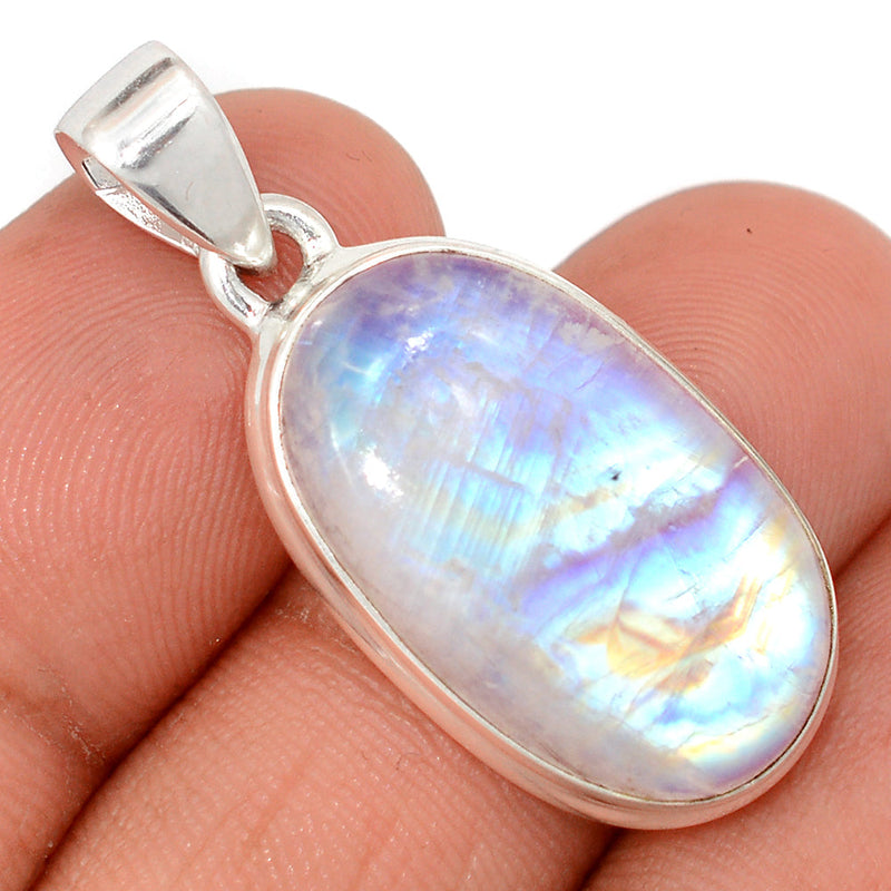 1.5" Blue Fire Moonstone Pendants - BFMP2954