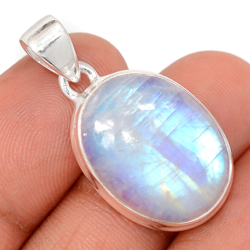1.3" Blue Fire Moonstone Pendants - BFMP2957