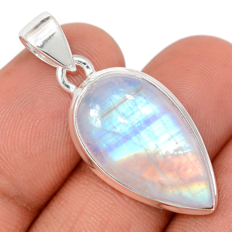 1.5" Blue Fire Moonstone Pendants - BFMP2972