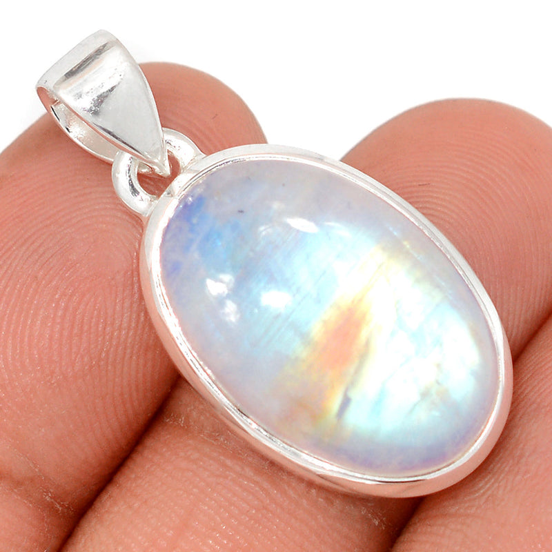 1.3" Blue Fire Moonstone Pendants - BFMP2974